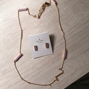 Kade spare earrings and necklace